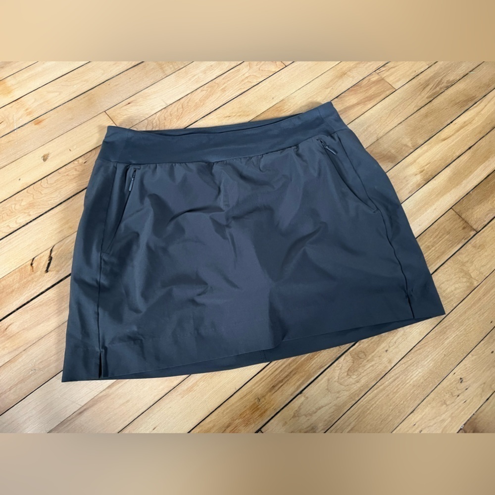 Athleta grey skort tennis prep athletic wear sport